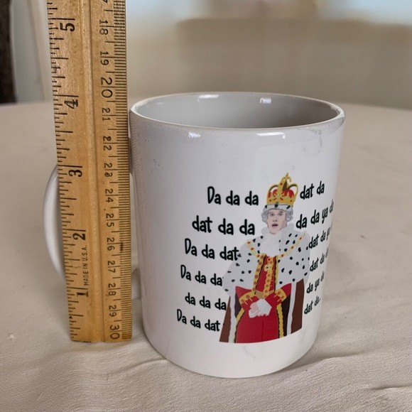 God Save The Queen King Royal Anthem Ceramic Funny Humor Coffee Tea Cup Mug - Picture 2 of 5
